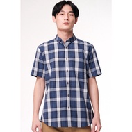 KEMEJA MOC Men's Short Sleeve Shirt TIAMO BESTBUY-NAVY