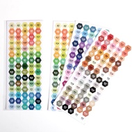 拼豆色卡221色 Color Card Sticker 221 Colors拼豆工具 拼豆DIY 拼 豆豆 套装