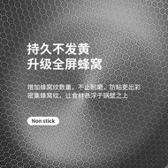 厂家批发不锈钢炒锅蜂窝不粘炒菜锅无涂层平底锅具无涂层不粘炒锅