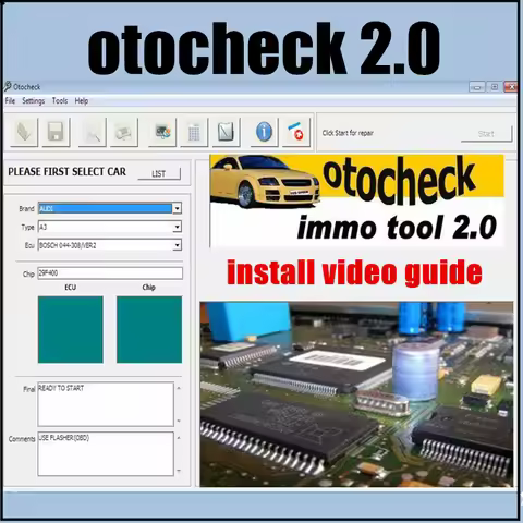 2025 Hot ! Otocheck 2.0 Immo Tool Cleaner Advanced Immo Repair System for Immobilizer Otochecker Sof