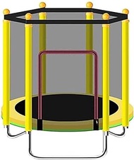 YFFSS Bounce Pro Trampoline with Hood Spring with Closed Net Foldable Indoor/Outdoor Baby Toddler Jumping Bed