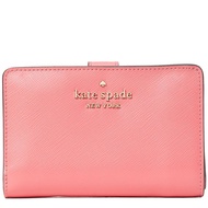 Kate Spade Staci Medium Compact Bifold Wallet in Garden Pink