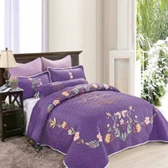 Idealliving 4-In-1 Cadar Patchwork Sulam Free Size Bedsheet Comforter JML-4104