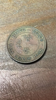 喬治六世 King George 1亳 硬幣 1950 英女王頭 錢幣