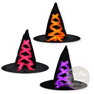 Witch Hat Halloween Velvet Ribbon Witch Halloween Costume Kids and Adults Harpot Harry Potter Hat Co