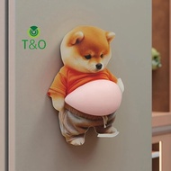 [T&O-t] 2pcs 3D Cute Puppy Sticker Squeezeable Shiba Inu Phone Case Decoration Children's Birthday P