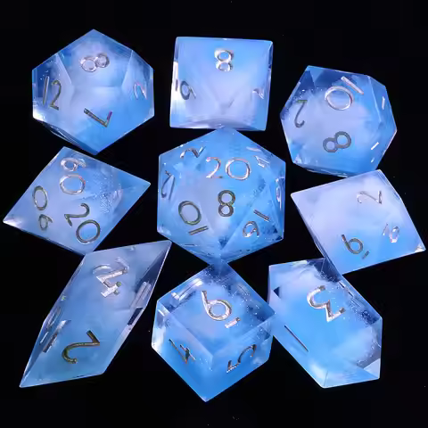 9 Polyhedral Dice DD Sets Cloud Wanderer