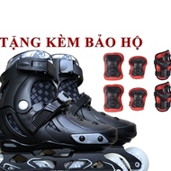 Light-up roller skates with free protection