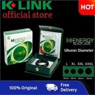 Cincin Ring Pria Black Jade K-Link Original K-energy Black Jade