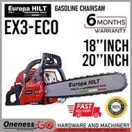 Europa Hilt Professional Chainsaw 18''INCH / 20''INCH Gasoline Chain Saw Professional Series Model EX3-ECO