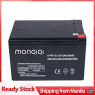 monqiqi Sprayer Battery 12v 8ah / 20hr 12v 2 in 1 Knapsack Sprayer Battery for UPS replace 7ah 7.2ah