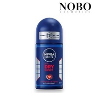 Nivea - Dry Impact 雙重防汗72小時男士止汗爽身滾珠[木質調] 50ml (平行進口)