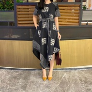 Dress tenun troso jepara terbaru motif bunga lurik || dress lancip tenun kekinian toraja sumba ntt |