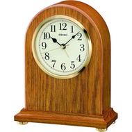 Seiko QXE031B Desk Clock/ Alarm - Wooden Case