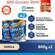 Abbott Ensure Gold Adult Complete Nutrition - Vanilla Tin (800g x 2) Ensure Gold Vanilla Milk Susu