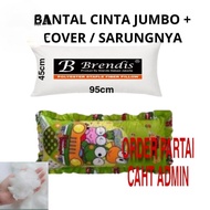 BABY/ PILLOW CUTE LOVE PILLOW BRENDIS SILICONE 30X60 COVER SET