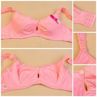 34 - 42 B-G cup Wired Cotton Upper Clasp Maternity / Nursing Bra /Pregnant Bra (Bra Menyusu Buka cli