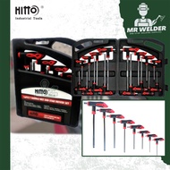 HITTO T-HANDLE ALLEN KEY SET / HEX KEY WRENCH SET | HITTO 16PCS HEAVY DUTY T-HANDLE BALL POINT ALLEN