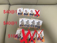 1套3張$150, 可以單買 學園偶像大師 Bandai Namco Passport