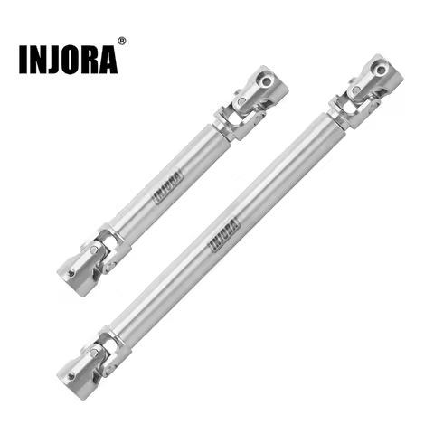 INJORA Stainless Steel Drive Shafts for 1/18 FCX18 K10 HUMMER EV