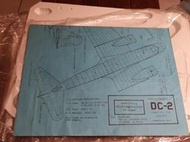 1/72 Nostalgia On Wings Douglas DC2 民航機真空模型