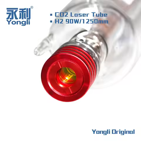 Yongli 90W-100W CO2 Laser Tube Safe Packing Dia. 60mm CO2 Laser Marking Engraving Cutting Machine Pa