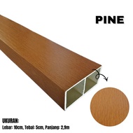 PANEL KISI KISI WPC PREMIUM PANJANG 29M PEMBATAS RUANGAN || SEKAT RUANGAN MOTIF KAYU || SEKAT INTERI