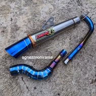 Open pipe Daeng sai4 Exhaust for Ex5/legend110/srl110/wave110/dash110/bonus sym