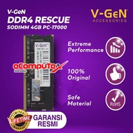RAM V-GEN DDR4 RESCUE SODIMM 4GB PC 17000 / 2133MHZ MEMORY RAM PC 4 GB