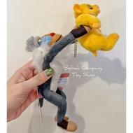 全新現貨在台 日本 東京迪士尼樂園 Simba Rafiki 獅子王 辛巴 狒狒 娃娃 吊飾 鑰匙圈 獅子王 拉飛奇