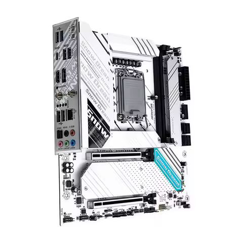 Jingyue Z790Z690 Snow Dream Motherboard D4D5 Compatible with 121314 Generation CPU Set ARGB 1700 Z79