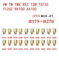 Suitable for VM TM TMX RXZ TZM TS125 AX100 Carburetor Nozzle main Nozzle main jet