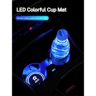 7 Color Car LED Cup Holder Lights For NIO ES6 ES7 ES8 ET5 ET7 ET9 EC6 EC7
