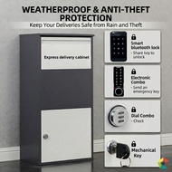 Outdoor Express Cabinet Rainproof Secure Touchless Parcel Box Anti Theft Home Courier Locker