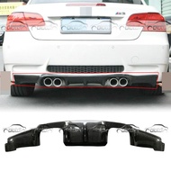 E92 Rear Bumper Lip Diffuser Spoiler For BMW E93 3 Series M3 2008-2013 Carbon Fiber