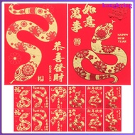 🧧 Sampul Merah Bergaya Cina untuk Tahun Baru Imlek, Set Kotak Kertas Merah Tradisional Mudah Alih Pe