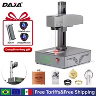 DAJA 20W/30W/50W S4 Fiber Laser Marking Machine Business Industrial Portable Engraver Engrave All Me
