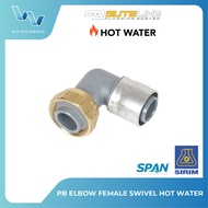 BUTELINE PB ELBOW FEMALE SWIVEL FITTING HOT WATER COMPRESS - SIRIM & SPAN CERTIFIED
