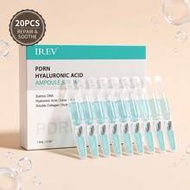 20 ชิ้น เซรั่มแอมพูลกรดไฮยาลูโรนิก PDRN IREV Salmon DNA คอลลาเจน เอสเซนส์สำหรับใบหน้า พร้อมส่วนผสมที