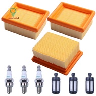 👑3PCS BR800 Air Fuel Filters Spark Plug Kit for  BR800 BR800C BR800X Magnum Backpack Leaf Blower