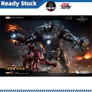 ZD TOYS Iron Man The Final Battle MARK 3 & Iron Monger Light Up Action Figure Collectible