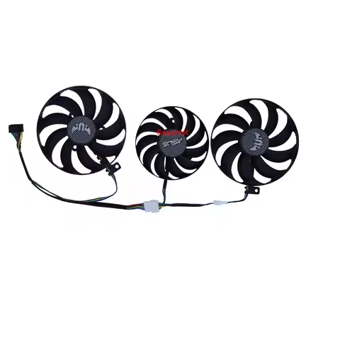 3Pcs/Set,FDC10H12D9-C,Video Card Cooler Fan,For ASUS TUF3 RX 5700 XT OC 8G EVO GAMING,TUF3 RX 5600 X