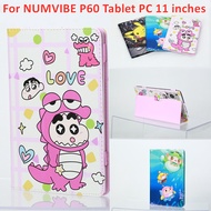 Flip Case for NUMVIBE P60 Tablet PC 11 inches NUMVIBE P60 Pro Max 5G Tablet Silk Pattern Cover Flip 