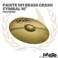 Paiste 101 16" Brass Crash Cymbal - Cymbal Drum