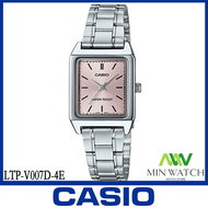 นาฬิกา รุ่น LTP-V007D Casio สายสแตนเลส นาฬิกาข้อมือ สายเหล็ก รุ่น LTP-V007D-1Eด้ำLTP-V007D-2Eฟ้าLTP-