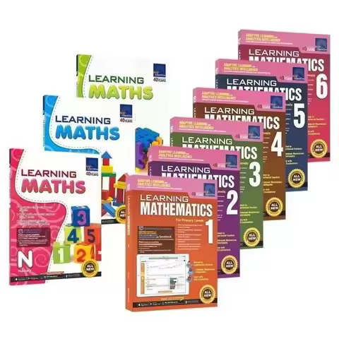 Fascicle SAP Learning Mathematics Book Grade 1-6 Children Learn Math Books Singapore Primary School 