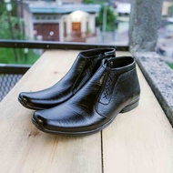 Sepatu PDH Pria Kulit Model Boot Tinggi Mamojosfore E 06