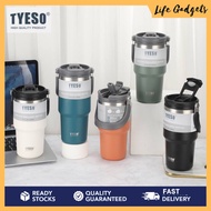 Tyeso Bottle Botol Air Tahan Sejuk Tumbler Handle Design Tumbler Stainless Steel New Tyeso Tumbler W