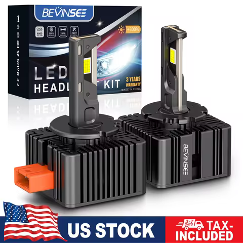 BEVINSEE D1S D1R D3S D3R LED Headlight Bulbs 80W 8000LM D2S D2R D5S LED Car Lamp for VW Golf 6 for B