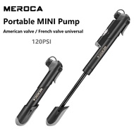 MEROCA BM-41 Bicycle mini Portable Air Pump 120PSI Ultra Light Easy Installation MTB Road Bike Pumps